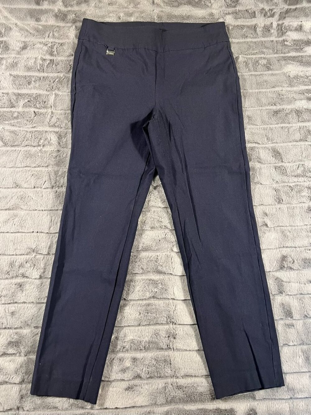 Premise Spanx Dress Pant Midnight Navy Cropped Size Large